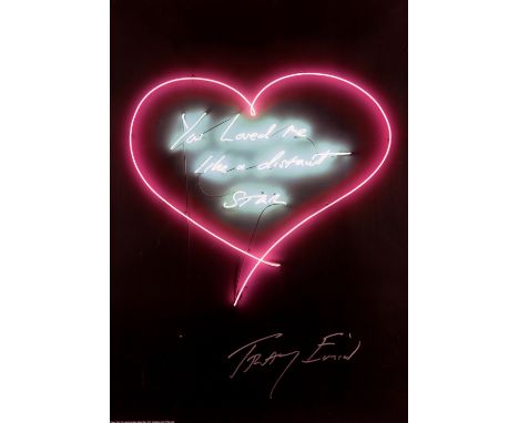 Tracey Emin (British 1963-), 'You Loved Me Like A Distant Star', 2016, offset lithograph in colours on 250 gsm silk finish pa