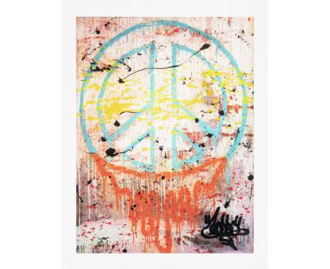 ROBBO (British 1969-2014), 'Dirty Piece', giclee print on 308 gsm Hahnemuhle paper, numbered from an edition of 50 in pencil,