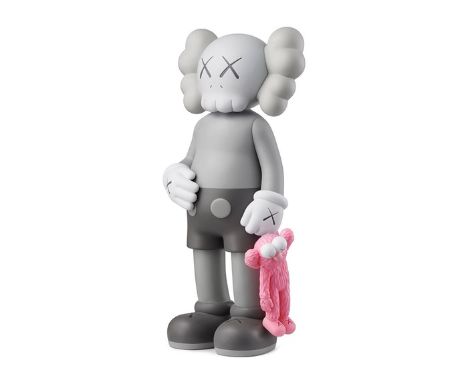 Kaws (American 1974-), 'Share (Grey)', 2020, open edition painted cast vinyl collectable, published by Kawsone; 31.5cm tall