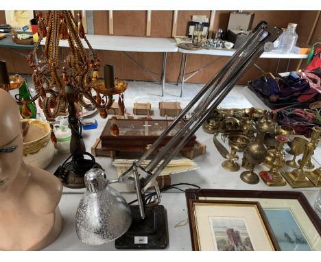 A RETRO ANGLE POISE LAMP 