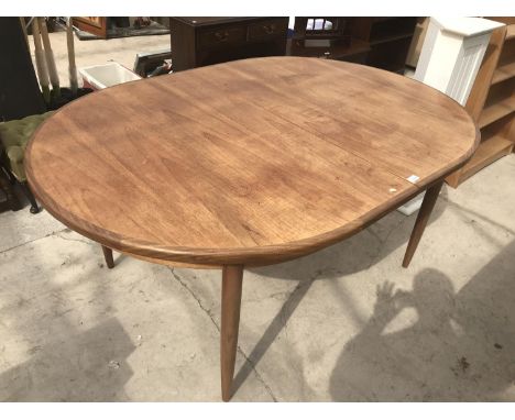 A G PLAN RETRO TEAK EXTENDING DINING TABLE 