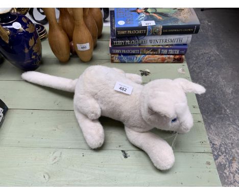 A 'MERRYTHOUGHT' SOFT TOY CAT 