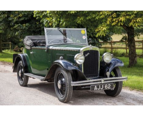 1933 AUSTIN 10 Registration Number: AJJ 62 Chassis Number: G15937 Engine Number: 1G16113The Austin 10 was launched in 1932 to