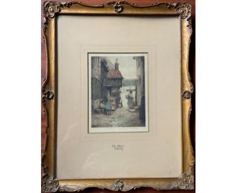 FRAMED TIN GHAUT WHITBY SIGNED PRINT BY M. C. ROBINSON 
FOR COLLECTION OR COURIER DELIVERY!