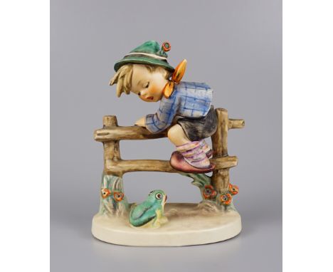 Hummel-Figur  201/ I,  "In tausend Ängsten", Goebel, Bodenmarke 1972-1979  aus Sammlung, II.Wahl, Entwurf Reinhold Unger 1948