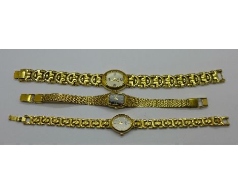 Three lady's Rotary wristwatches