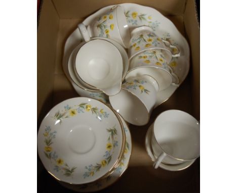 A mid 20th century Colclough part tea service