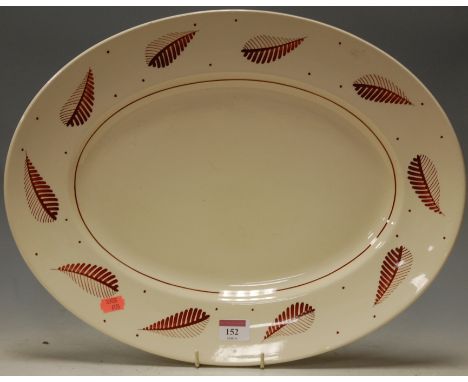 A Susie Cooper Crown Burslem Works meat plate