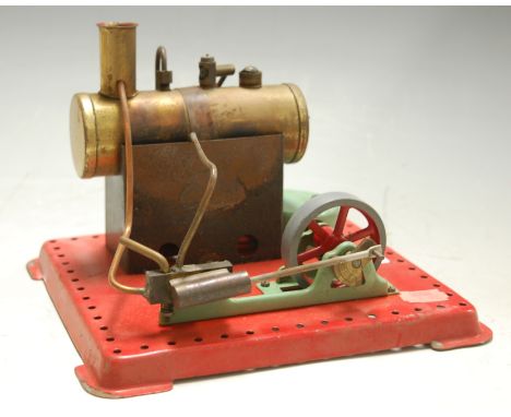 A Mamod spirit fired stationary engine 