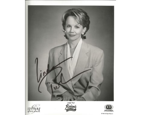 Linda Purl signed 10x8 black and white photo American actress and singer, known for her roles as Ashley (Fonzie's girlfriend)
