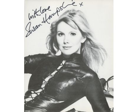 Susan Hampshire signed 10x8 black and white photograph Hampshire is an English actress known for her many television and film