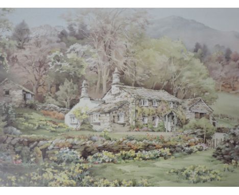 Judy Boyes, (contemporary), after, a print, Daffodil Time Grasmere, signed, 35 x 51cm, mounted framed and glazed, 55 x 69cm