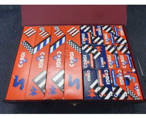 Collection of 28 boxed Corgi diecast models to include Commercials and Road Vehicles in vg condition 