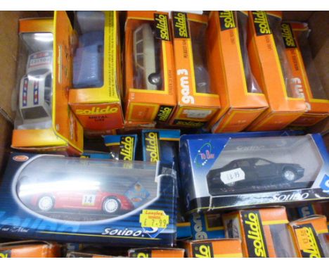 53 Boxed Solido diecast model vehicles featuring Gama 1, Gama 2, Gama 3, etc, diecast excellent, boxes gd overall 
