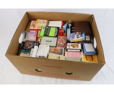 Large collection of various playing cards