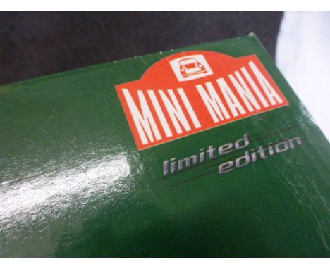 Two boxed Corgi Mini Mania sets to include Winter Mini Rally Set Diorama (CC99196) and Limited Edition 1:36 Mini Cooper Rob S