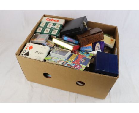 Large collection of various playing cards