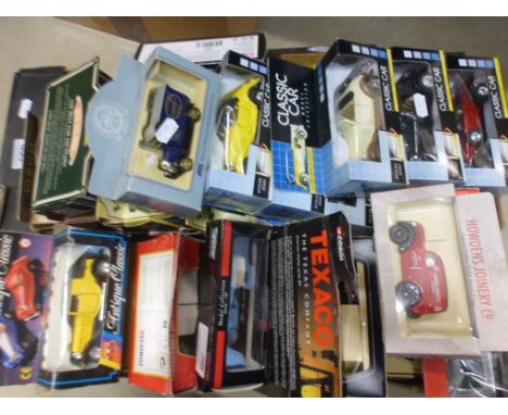 Collection of 73 boxed diecast models to include Lledo Days Gone, View Vans, Corgi, Matchbox Models of Yesteryear, Oxford, Cl