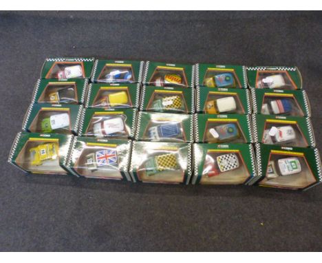 A collection of 20 boxed diecast Corgi Mini Mania 1:36 models to include 04437, 04506, 04444, 04431, 04424, 04411, 04436, 044