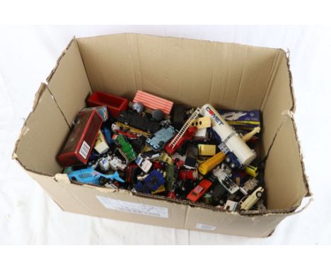 Large quantity of vintage diecast models to include Matchbox, Corgi, Majorette etc