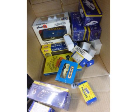 Large quantity of diecast models to include Lledo Days Gone, The Eastenders Collection, WHSmith, BP Truck, Matchbox, Atlas, M