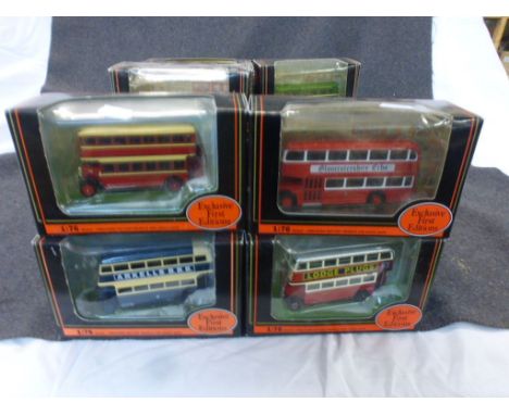 A collection of 23 boxed diecast Gilbow EFE Exclusive First Edition Bus 1:76 Models