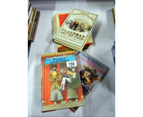 4 Flashman books inc Flashman and the Dragon 1st 1985, and Flashman and the Mountain of Light 2nd 1990