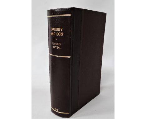 Book - Dickens, Charles - 'Dombey and Son' 1848 First Edition in book form, illustrations by H.K. Browne, publ. Bradbury and 