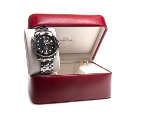 GENTLEMAN'S OMEGA SEAMASTER PROFESSIONAL CO-AXIAL CHRONOMETER STAINLESS STEEL AUTOMATIC WRIST WATCH, originally purchased 201