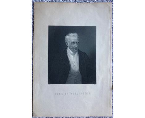 Duke of Wellington. Print b/w approx 8 x 8 inches of the Duke by Claudet and printed by MacKenzie. All autographed items come