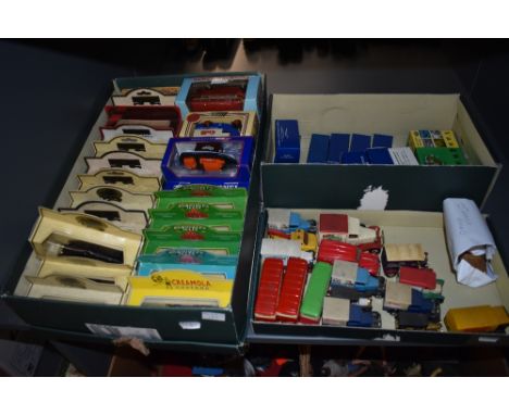 Three boxes of modern diecasts including Lledo, Mattel Corgi, Vanguards, most boxed
