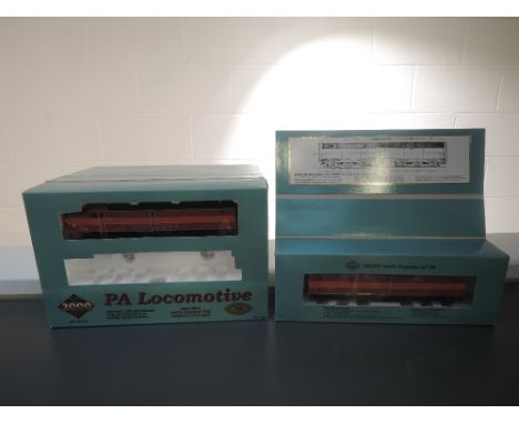 Two Proto 2000 Series Limited Edition HO Scale Southern Pacific PA and PB Locomotives, both boxed