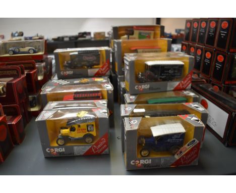 A collection of Twenty-Two Corgi Classics limited Edition and similar diecasts including Puritan Soap 932, Safety First 910, 