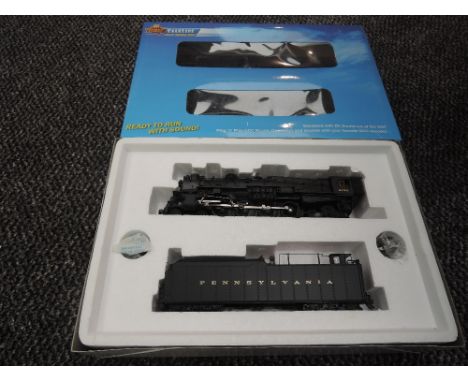 A Broadway Limited Blueline HO scale 4-8-2 Pennsylvania Loco &amp; Tender 6794, in original box 5037