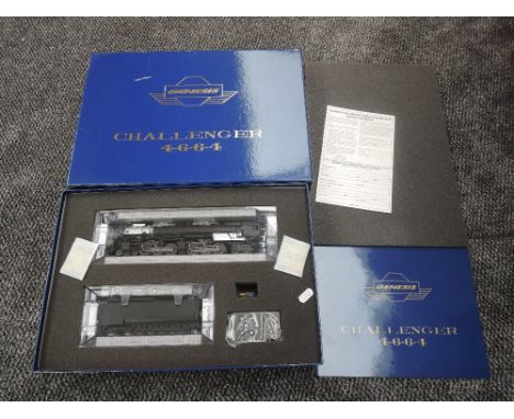 A Athearn Genesis HO scale 4-6-6-4 Challenger Steam Locomotive, Union Pacific, unlettered, in original box G9128