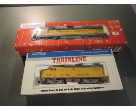 Two HO Scale Union Pacific Locomotives, Atlas &amp; Walthers, both boxed