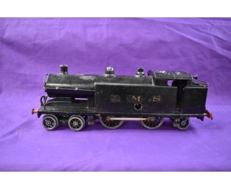 A Hornby style cockwork repainted 0 gauge 4-4-2 LMS Tank Engine