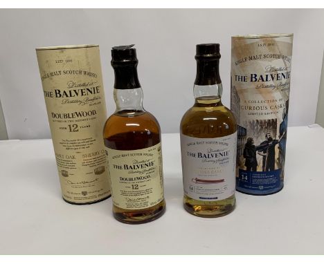 The Balvenie A Collection of Curious Casks Limited Edition Aged 14 Years Single Malt Whisky 700ml, The Balvenie DoubleWood Ag