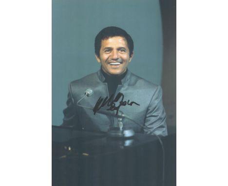 Buddy Greco signed 12 x 8 colour photo. Greco was an American jazz and pop singer and pianist who had a long career in the US