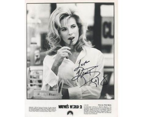 Kim Basinger signed 10x8 Waynes World 2 black and white promo photo. Kimila Ann Basinger born December 8, 1953) is an America