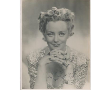 Evelyn Laye signed 10x8 black and white photo. Evelyn Laye CBE (née Elsie Evelyn Lay; 10 July 1900 – 17 February 1996) was an