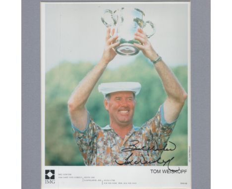 Tom Weiskopf signed 12x10 overall mounted colour IMG promo photo. Thomas Daniel Weiskopf (born November 9, 1942) is an Americ
