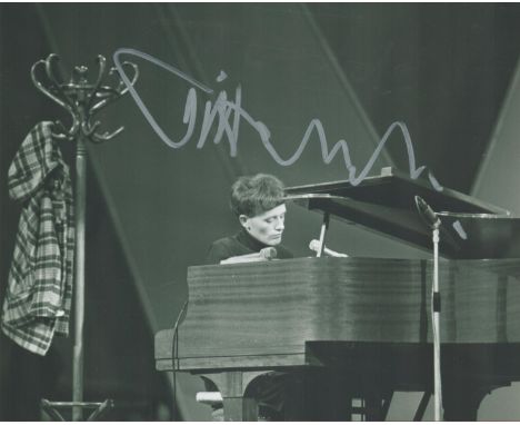 Gilbert O'Sullivan signed 10x8 black and white photo. O'Sullivan, is an Irish singer-songwriter who achieved his most signifi