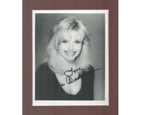 Loni Anderson signed 12x10 overall mounted black and white photo. Loni Kaye Anderson (born August 5, 1945) is an American act