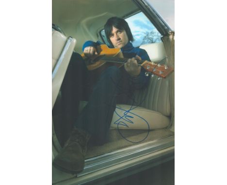 Musician, Johnny Marr signed 12x8 colour photograph. Marr (31 October 1963) is an English musician, songwriter and singer. He