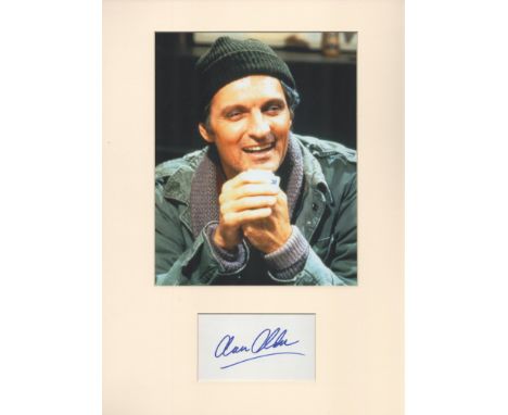 Actor and Filmmaker, Alan Alda matted signature piece, overall size 16x12. This beautiful item features a colour photo and a 