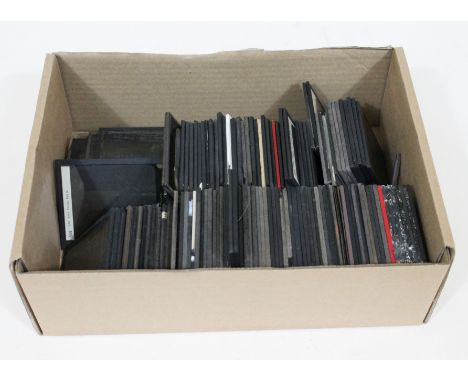 A box of magic lantern slides, approx. 150, including social history etc.