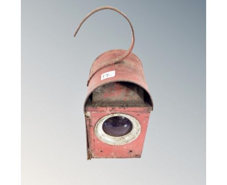 A vintage Raylor signalling lamp.