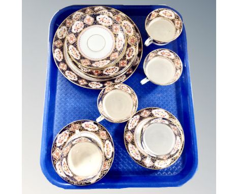 An 18 piece antique Royal Albert Crown china tea service.