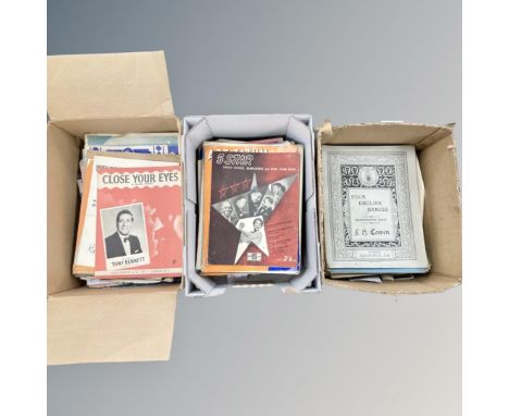 A collection of over 500 items of vintage sheet music, Burlington Muisc Ltd, Shapiro Bernstein, Chappel &amp; Co, Noel Gay Mu